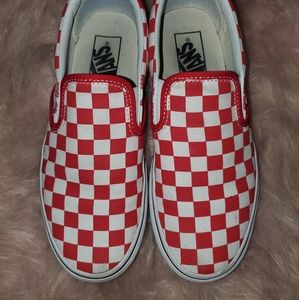 Women's Slip On Checkered Platform Vans